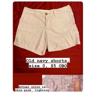 Old Navy Pink pineapple shorts